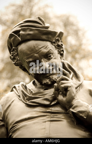 A statue of Falstaff a character from the play Henry lV by William Shakespeare Stock Photo