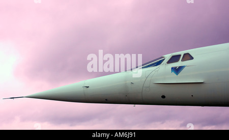 Concord at Duxford Air Museum Stock Photo