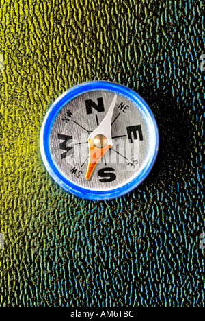 Computer enhanced Compass Stock Photo