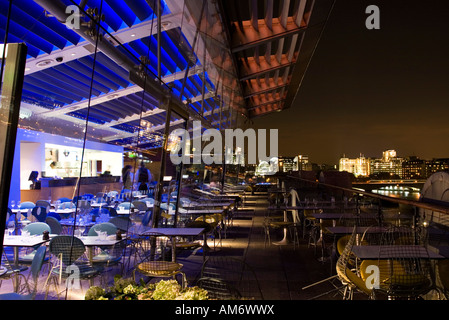 OXO Tower Restaurant, Bar & Brasserie - London Stock Photo