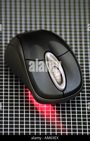 Wireless Optical Mouse Stock Photo