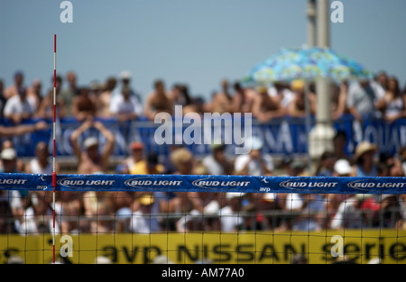 AVP Professional Beach Volleyball California USA Stock Photo