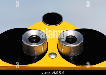 Binocular of a coin telescope, NRW, Germany Stock Photo