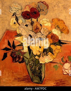 Vincent van Gogh 1853–1890 Dutch Netherlands   Roses et Anemones Stock Photo