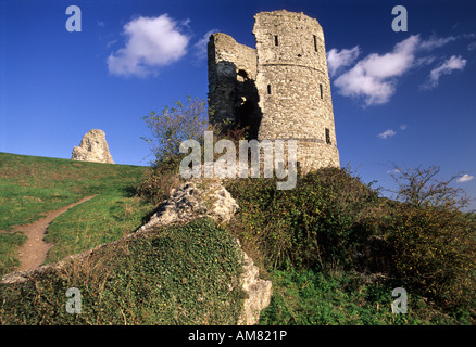 The runins of Hadleigh Castle near Leigh on Sea Essex Stock Photo