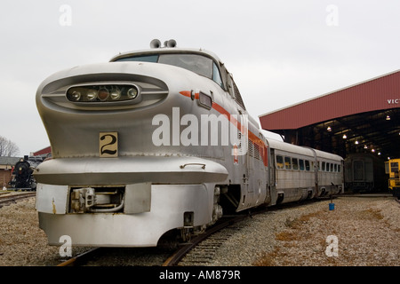 Wisconsin USA the national railroad museum at Green Bay WI November 2006 Stock Photo