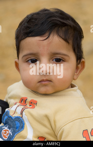 Portrait of a pretty Arabic baby boy Stock Photo