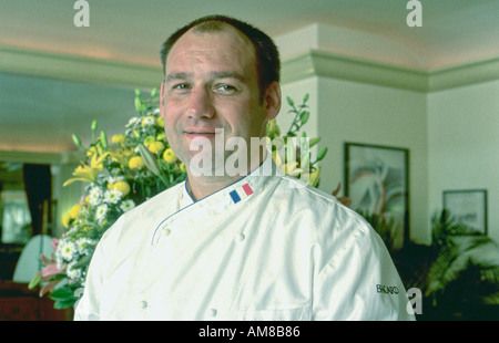 French Chef, Portrait PARIS, Regional Restaurant (North of France) "Le Graindorge" (Bernard Broux) Stock Photo