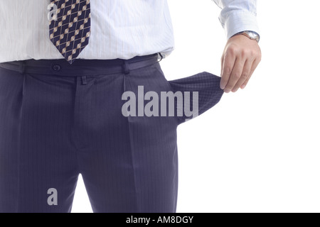 Bankrupt business person Stock Photo