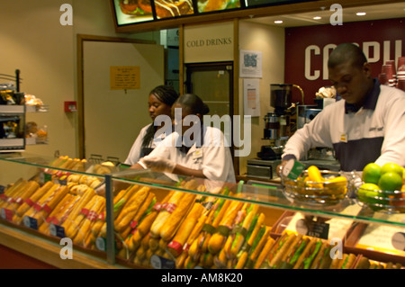 Paddington Station food bar London W2 England Stock Photo - Alamy