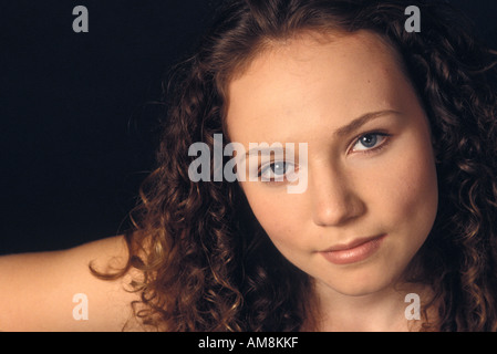 Young woman contemplating Stock Photo