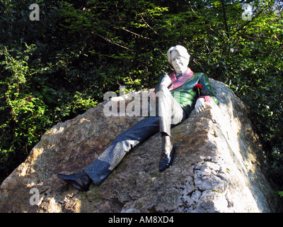 Oscar Wilde statue, St Stephens Green, Dublin, Ireland Stock Photo