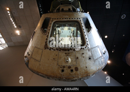 Apollo 11 command module at the National Air and Space museum in Washington DC Stock Photo