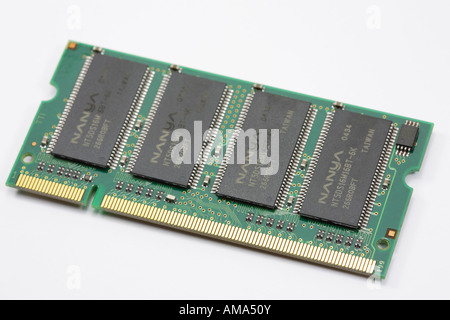 Computer ddr Ram module. Stock Photo