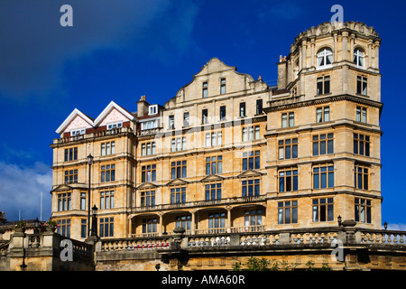 The Empire Hotel built 1901 now apartments in Orange Grove Bath Somerset England Stock Photo