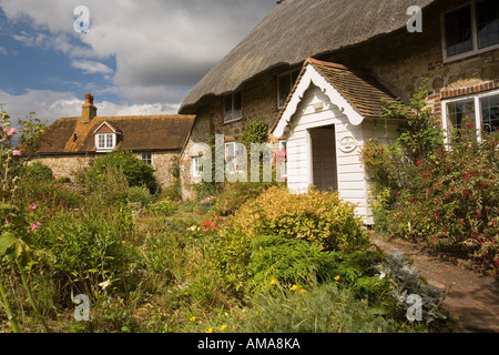 West Sussex South Downs Amberley Village thatched cottage garden Stock Photo