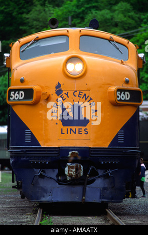 1960s era scenic railway in Jim Thorpe Pennsylvania Stock Photo