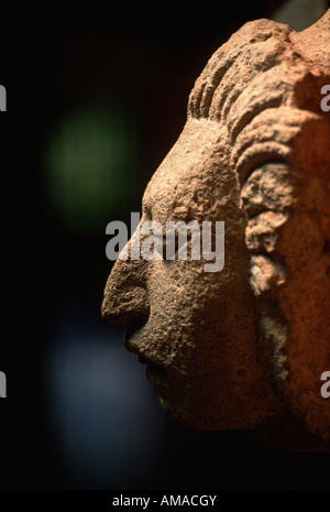 Maya, Copan, Honduras, Corn God Stock Photo