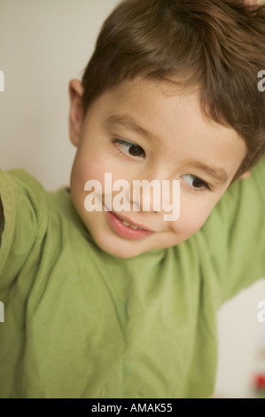 4 yr old boy Stock Photo