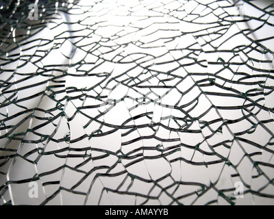 Broken Glass horizontal Stock Photo