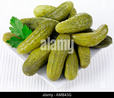 POLISH PICKLES OR GHERKINS Stock Photo