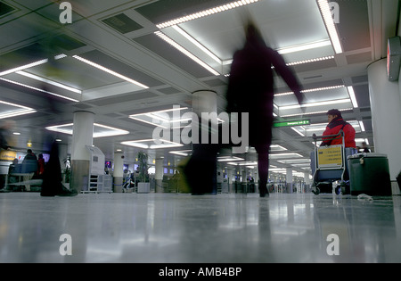 Interior of Heathrow Airport Terminal Two Building, London, UK Stock ...
