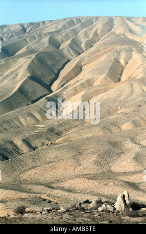 desert hill around Baku Azerbaijan 1999 Stock Photo