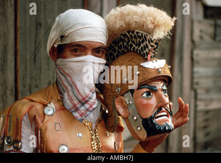 Philippines, Marinduque Island: Moriones Festival, annually during the observance of Holy Week Stock Photo