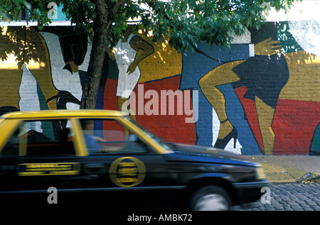 Buenos Aires tango graffiti Stock Photo
