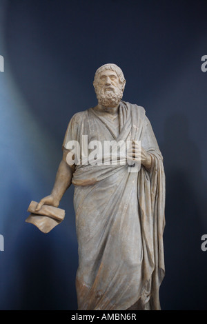 Sophocles statue, Chiaramonti Museum, Vatican Museums, Italy Stock Photo