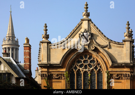 Eclectic architecture Oxford skyline Stock Photo