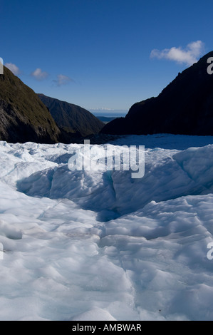 Fox Glacier Helihike New Zealand Stock Photo