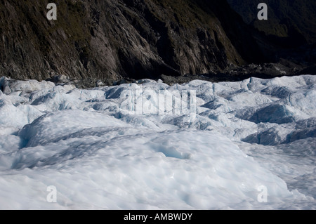 Fox Glacier Helihike New Zealand Stock Photo