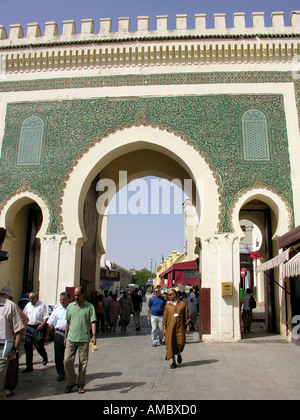 Fez Fes in Morocco zoco medina Stock Photo