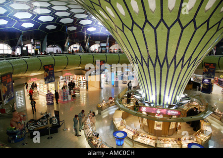 Abu Dhabi airport terminal interior, UAE Stock Photo