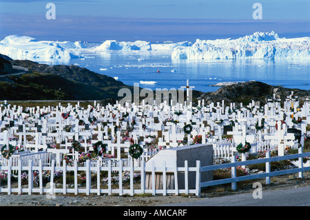 Cemetery, Greenland Stock Photo