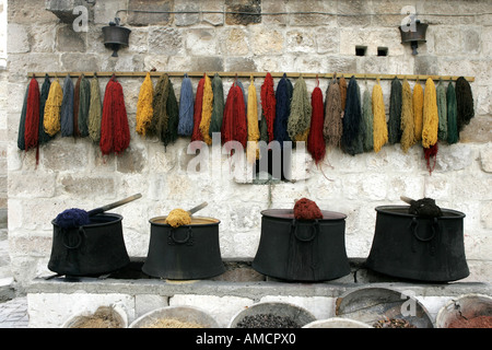 TUR, Turkey, Cappadocia, Goereme, 17.10.2005: Carpet manufactory, Gallery Anatolia Stock Photo