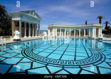 Elk244 1159 Hearst Castle San Simeon California 191901951 outdoor swimming pool Julia Morgan architect Stock Photo