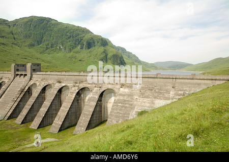 Lawers hydroelectric dam in Scotland Stock Photo