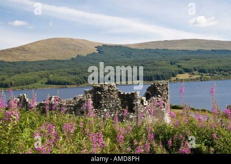 Loch Doon Castle, Loch Doon, Ayrshire, Scotland Stock Photo