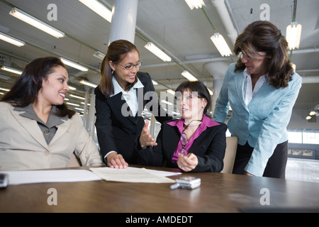 Business women working in an office. Stock Photo