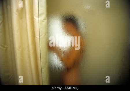 Shower in Al Andalus Express Train Andalusia region SPAIN Stock Photo