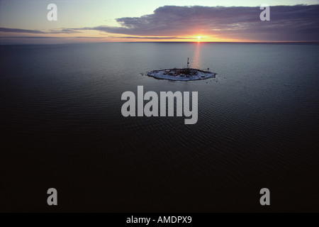 Drilling Beaufort Sea Stock Photo