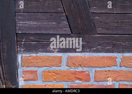 detail half timbered house Stock Photo