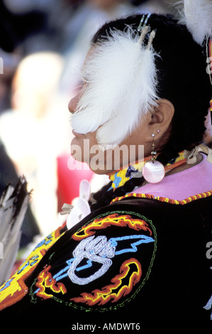 Native American family in ceremonial costume Stock Photo - Alamy
