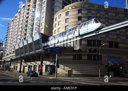 Metro Monorail Sydney Australia Stock Photo