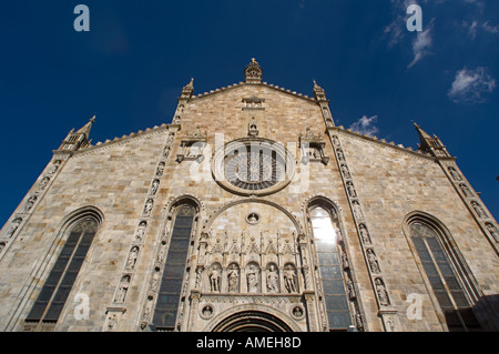 Cathedral at Como principal city on Lake Como Italy Stock Photo