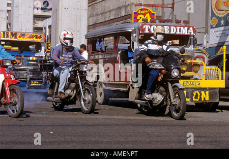 Manila traffic Philippines Stock Photo