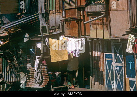 Slum Blumentritt track Manila Philippines Stock Photo