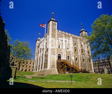 White Tower the Tower of London London United Kingdom Stock Photo